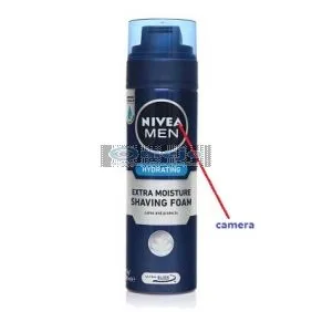 Shaving Foam Hidden Spy Camera DVR 64GB Bathroom Hidden Camera Shower