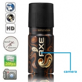 2K HD 32GB Axe Perfume Bottle Camera And Motion Detection Record