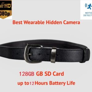 Full HD Belt Body Wearable Hidden Camera DVR 128GB